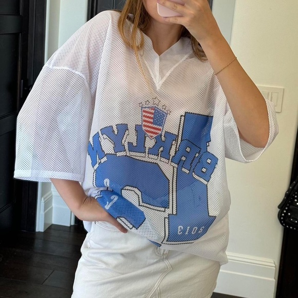 Boohoo Man Medium Mesh 'Brooklyn' Jersey - Picture 2 of 3